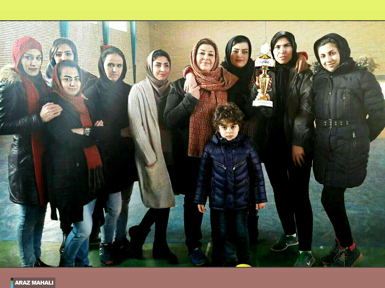 نائب قهرانی تیم فوتسال بانوان شهرستان جلفا 