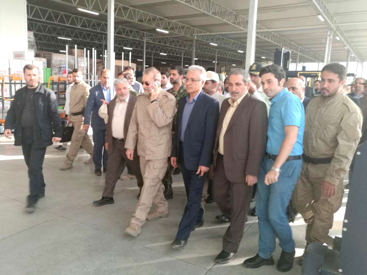 حضور رئیس مجلس شورای اسلامی در شهرستان جلفا